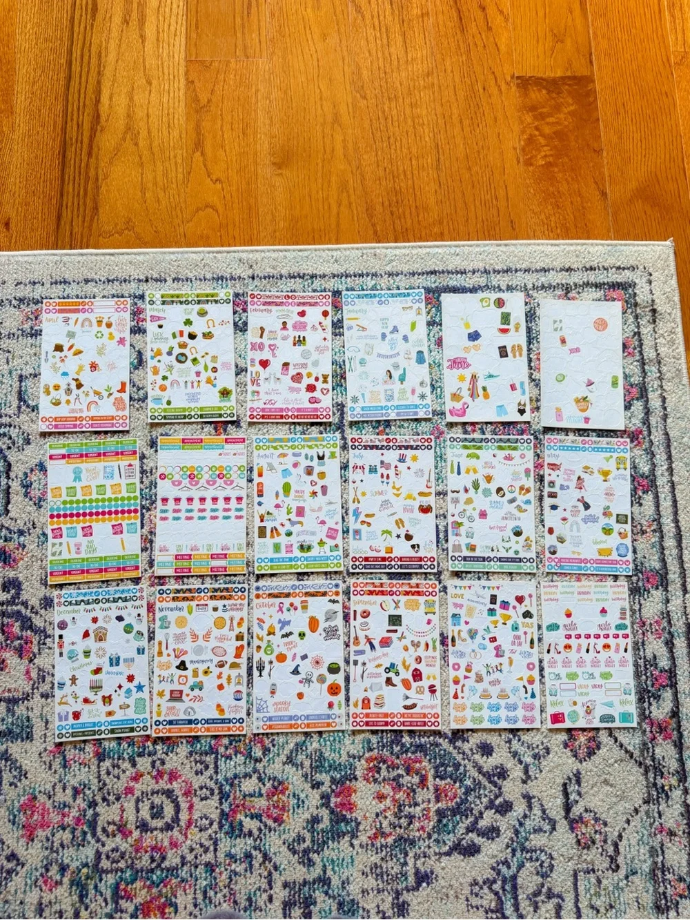 The Ultimate Planner Sticker Bundle – 35 Sheets + Pouch
